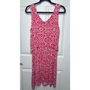 Caribbean Joe Women's Sleeveless Flowy Knee Length Dress Size Medium